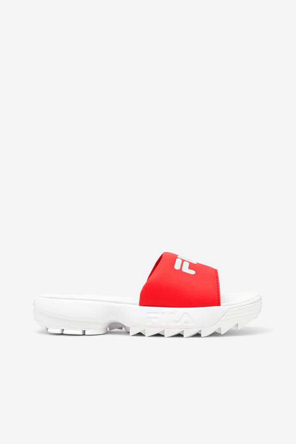 Chanclas Fila Hombre Blancas / Rojas / Blancas - Disruptor - España 765308XQR